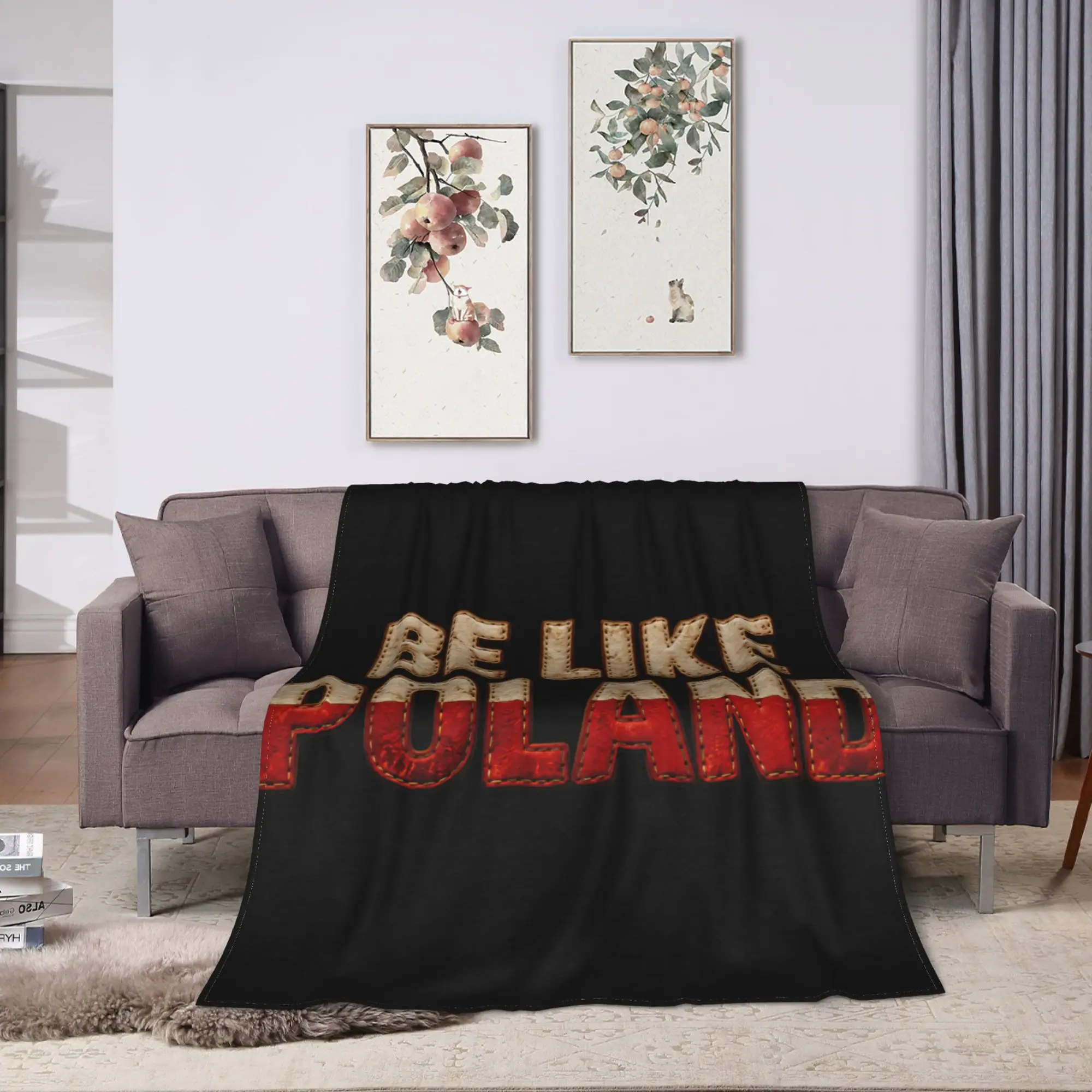 Be Like Poland Polska Polish Flag Blankets Quality Warm  Throw Blanket Winter Girls Boys Home Decor Funny Bedspread
