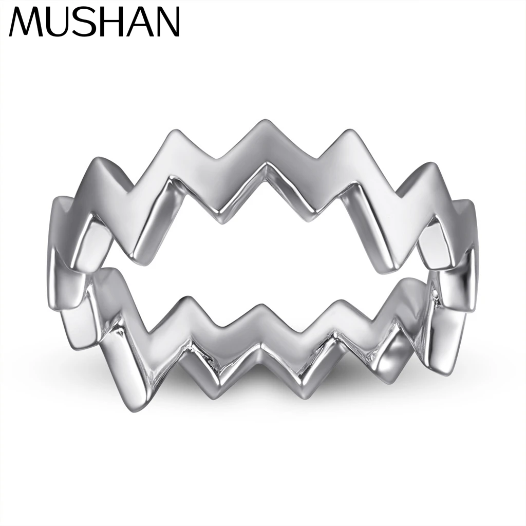 

MuShan Jewelry 925 Sterling Silver Rings Bands Engagement Ring 7A Cubic Zirconia Rings Bands Anniversary Sparkle Women Gift