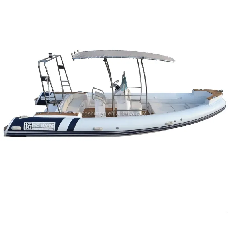 23ft 6.8Meters 680   Center Console Fiberglass Outboard Fishing Boats PVC Inflatable Sport Yacht