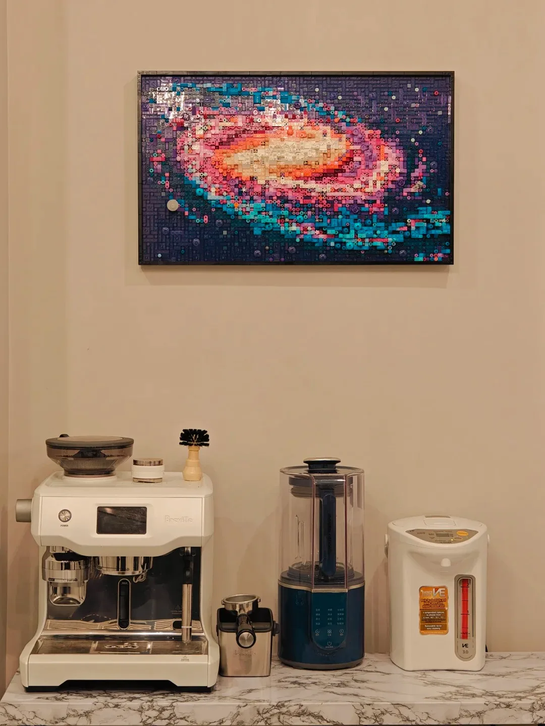 

3091 pieces of Moc Milky Way 3D art mural block DIY creative decorative brick toy children's educational gifts