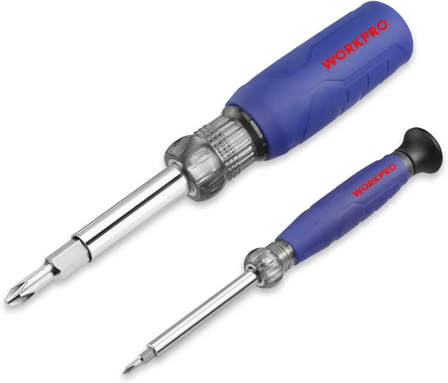 

6-in-1 & 4-in-1 Screwdriver Set with Comfort Grip, Portable Tool Kit for Electronics and Basic Repairs