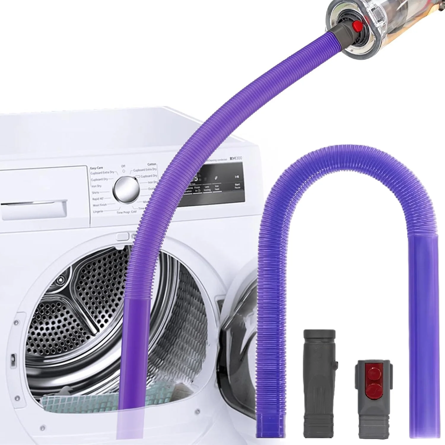 Bico de Sucção para Limpador de Pó Sem Fio Dyson V7 V8 V10 V11 V12 V15 Gen5, Ferramenta de Remoção de Fiapos e Sujeira para Saída de Ar do Secador