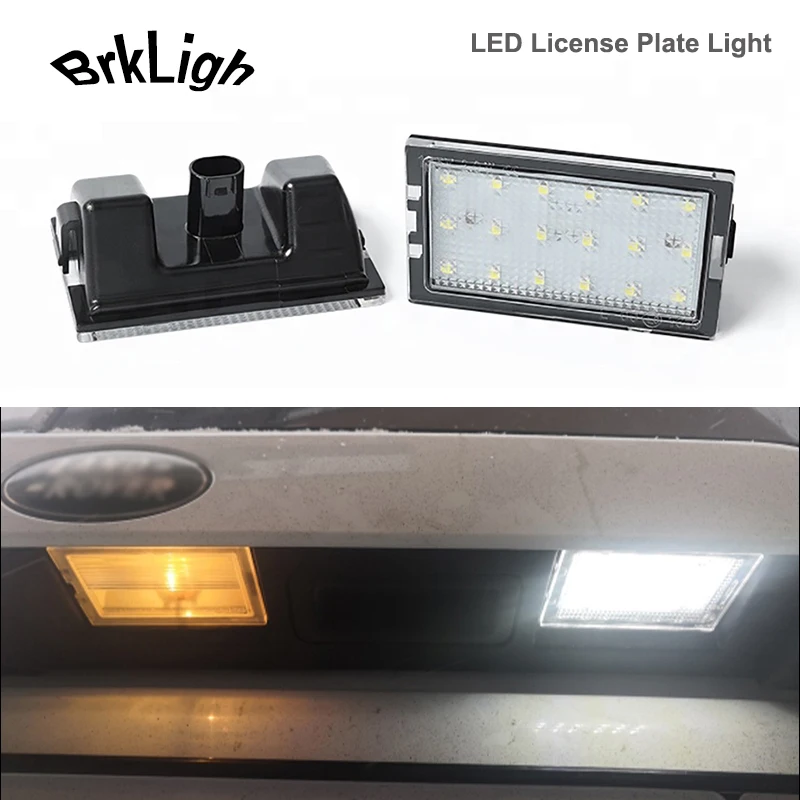 

2Pcs For Land Rover Discovery 3 4 Range Rover Sport Freelander LR2 LR3 LR4 L320 LED Number License Plate Light Lamps Car-Styling