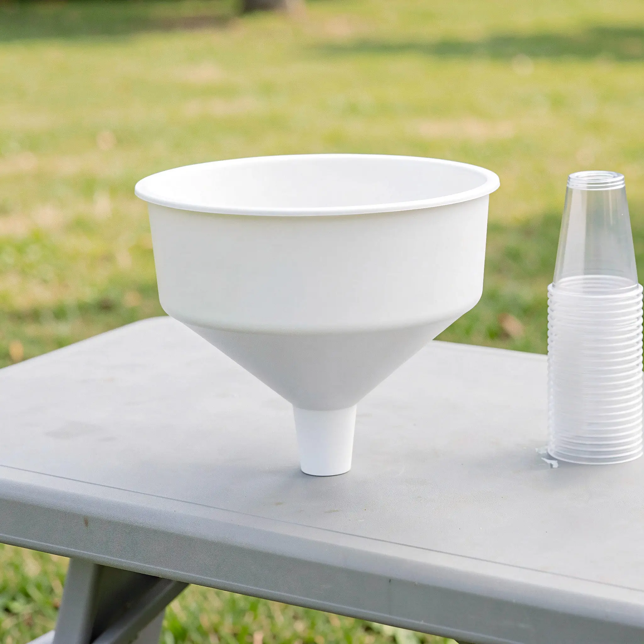 Large Wide Mouth Plastic Funnel Spill Proof Kitchen Funnel Cooking Oil Sauce Liquid Transfer for Beer Kitchen Funnels