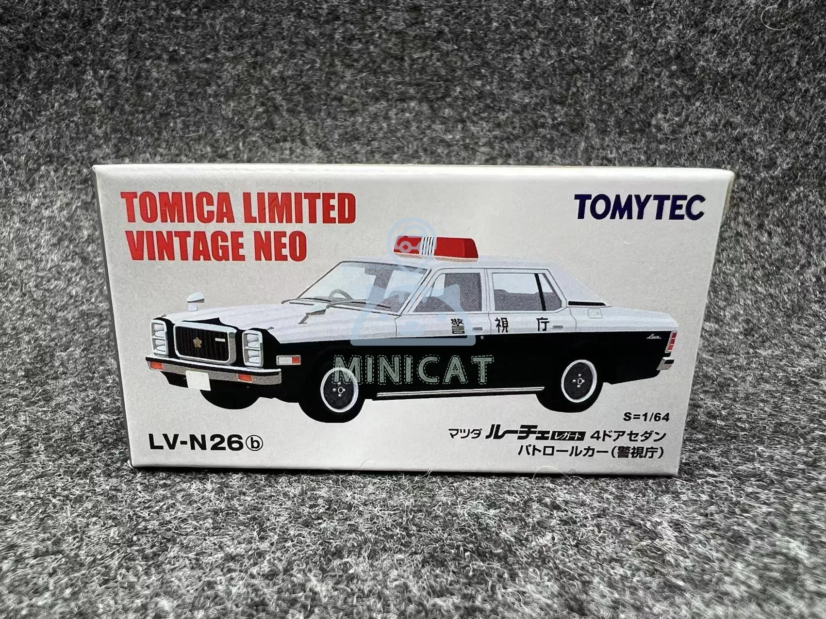 TAKARA TOMY TOMICA 1:64TLV LV-N26b/34b Mazda รถตํารวจรถลูกกลิ้งโลหะผสมรุ่นขนาดเล็ก, ตกแต่งสําหรับผู้ใหญ่, ของขวัญวันเกิด