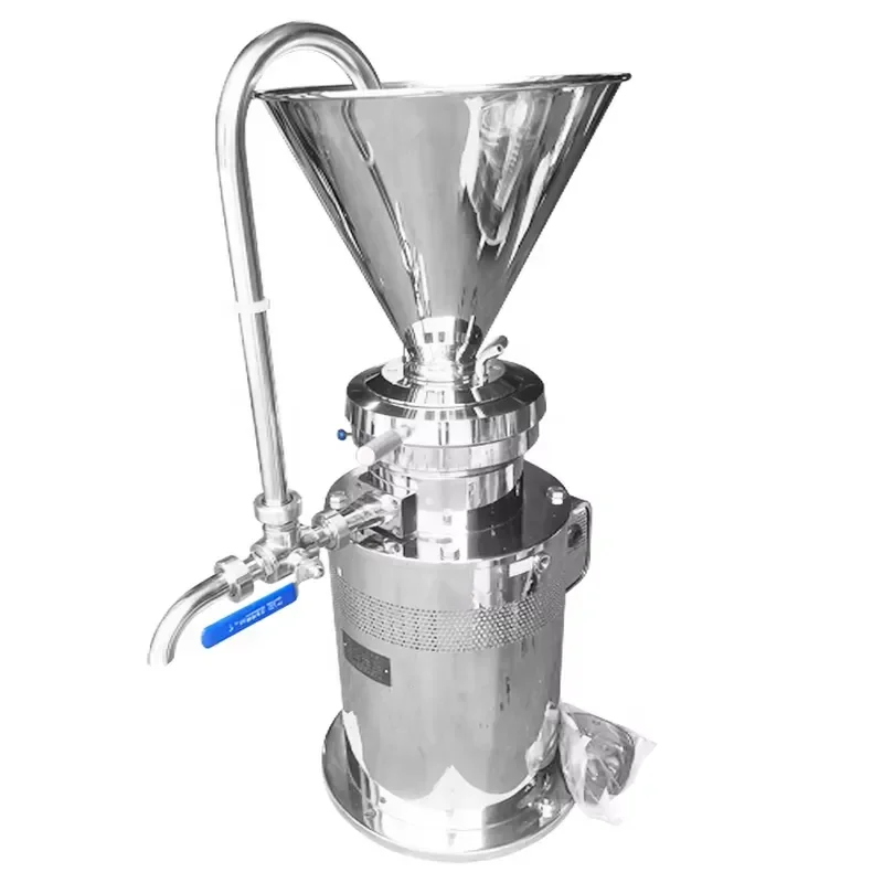 Stainless Steel Colloid Mill Emulsifying and Grinding Machine Peanut Butter Colloid Mill Food Processing Colloid Mill