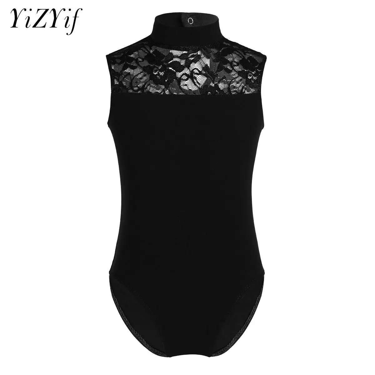 

New Girls Tank Ballet Leotard Dancewear Cotton Gymnastics Jersey Bodysuit Lace Ballet Leotard Dress