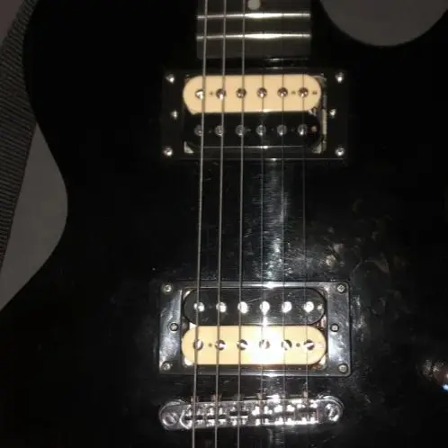 لون الصخور الكلاسيكي - التقاطات هامبوكر مع 1V1T 2V1T ألنيكو كلاسيك 57 برو جيتار سلكي مسبقًا خطوط زيبرا