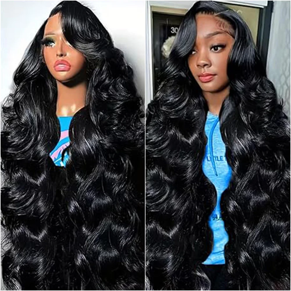 

Lace Front 200 Density Brazilian 30 34 38 Inches 13x6 13x4 Body Wave Preplucked HD Lace Frontal Wig 5x5 Human Hair Glueless Wigs