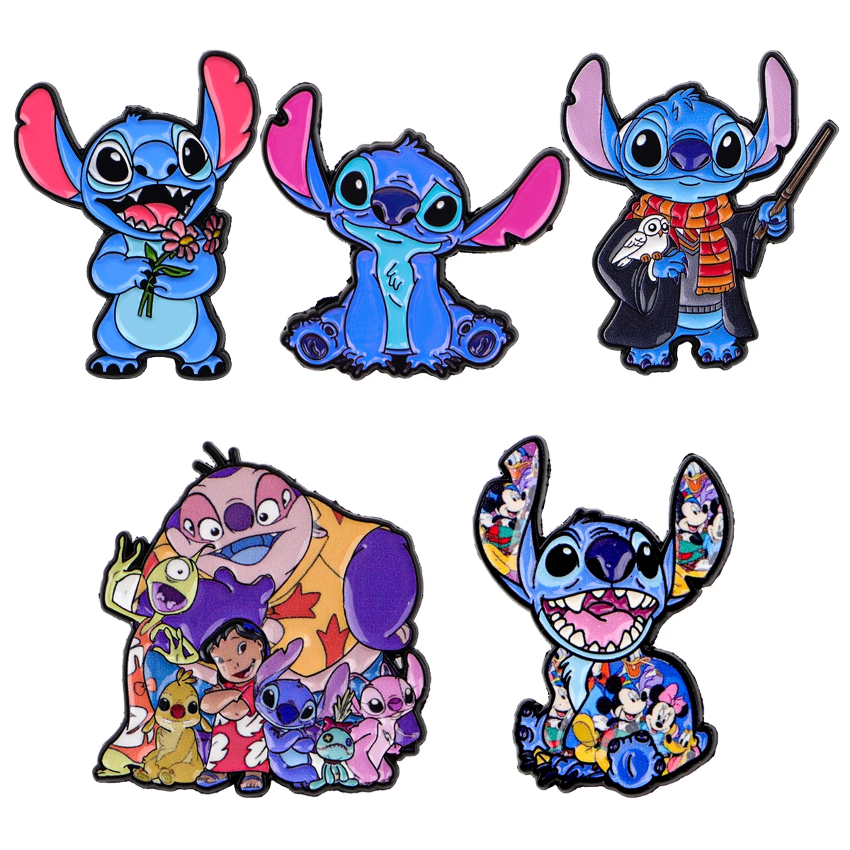 

Lovable Genie Enamel Pin Brooches For Women Lapel Pins Blue Badge on Backpack Accessories Fashion Jewelry Gifts for Friends