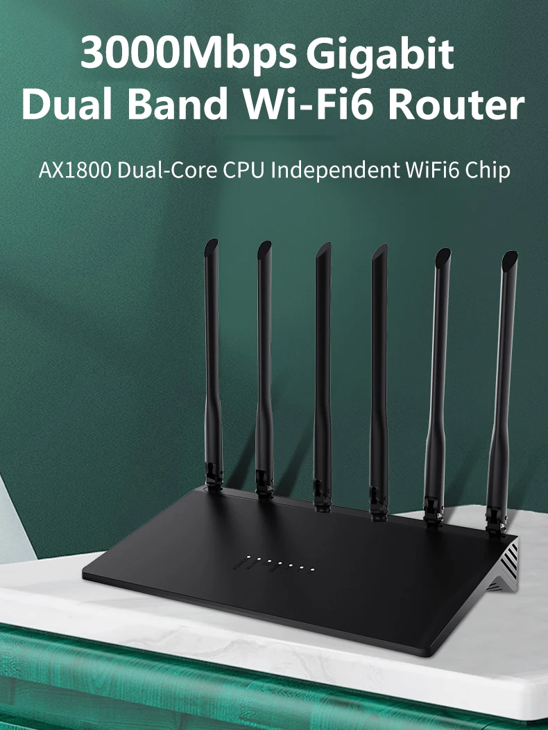 Zbtlink Wifi6 Router 3000Mbps 5Ghz 2.4Ghz Openwrt 128MB Flash 256MB RAM Gigabit LAN Wifi 6 Hotspot Access Point for 128 Device