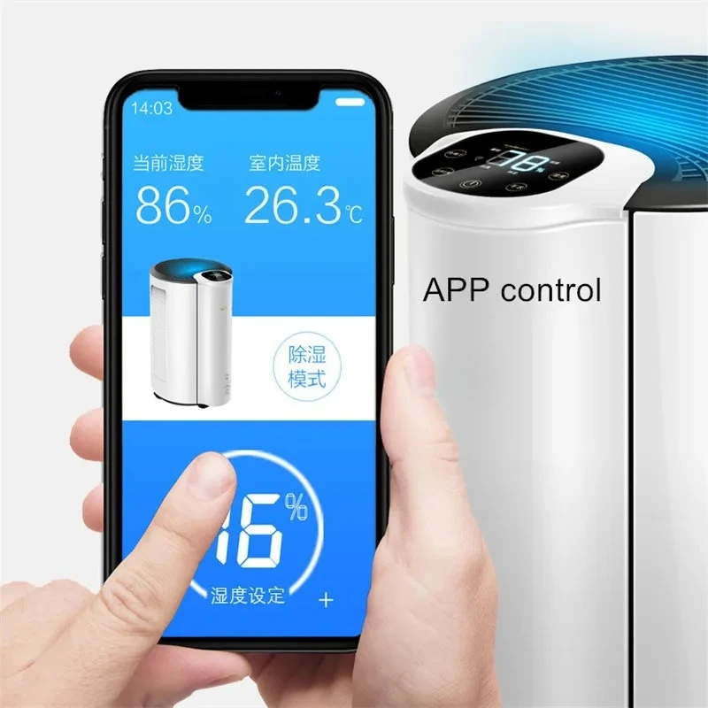 Popular Portable Intelligent Drying Home Dehumidifier 30 Litres in Stock for Office