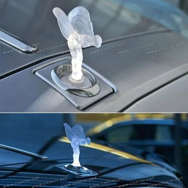 

Luxury Car Flying Goddess Logo For Rolls Royce White Emblem Decoration Retro Abstract Goddess Statues Ornaments Business Gifts