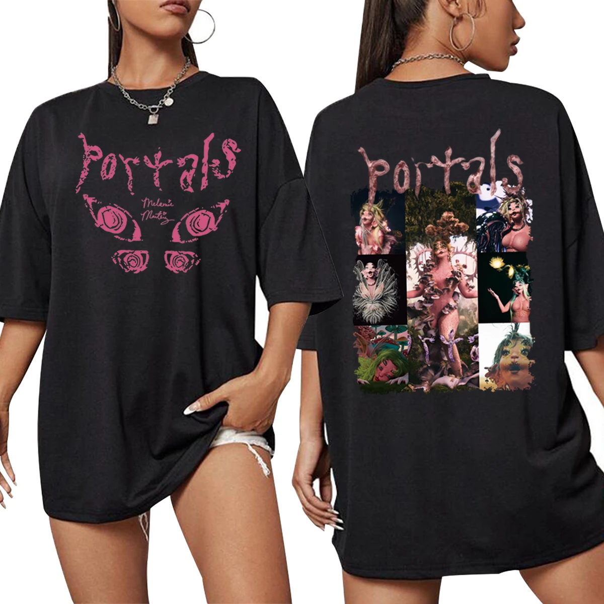 

Hot 2024 Melanie Martinez Portals Tracklist Music The Trilogy Tour T-Shirt Man Woman T-Shirt Fans Gift Oversized (Us Size)