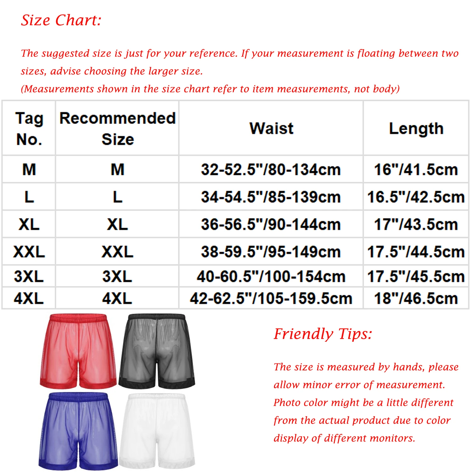 White Mens Clubwear Pure Color Elastic Waistband See-through Mesh Casual Shorts Sleeping Shorts Underwear