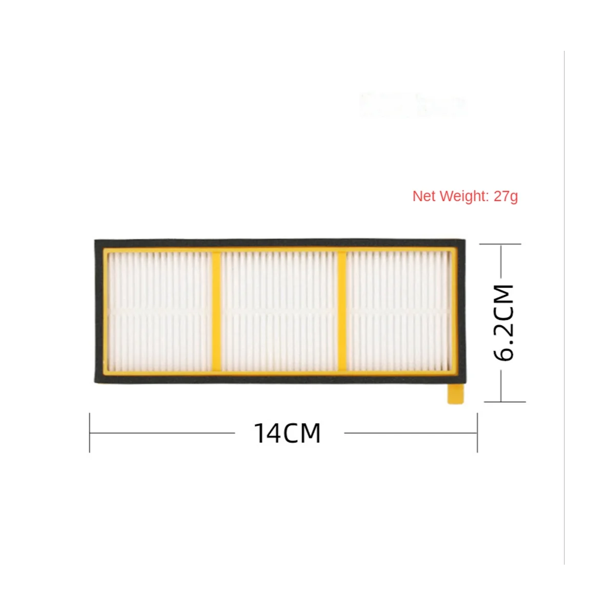 4 Pcs for RV700 RV720 RV750 RV755 Robot Vacuum Cleaner Kit Hepa Filter