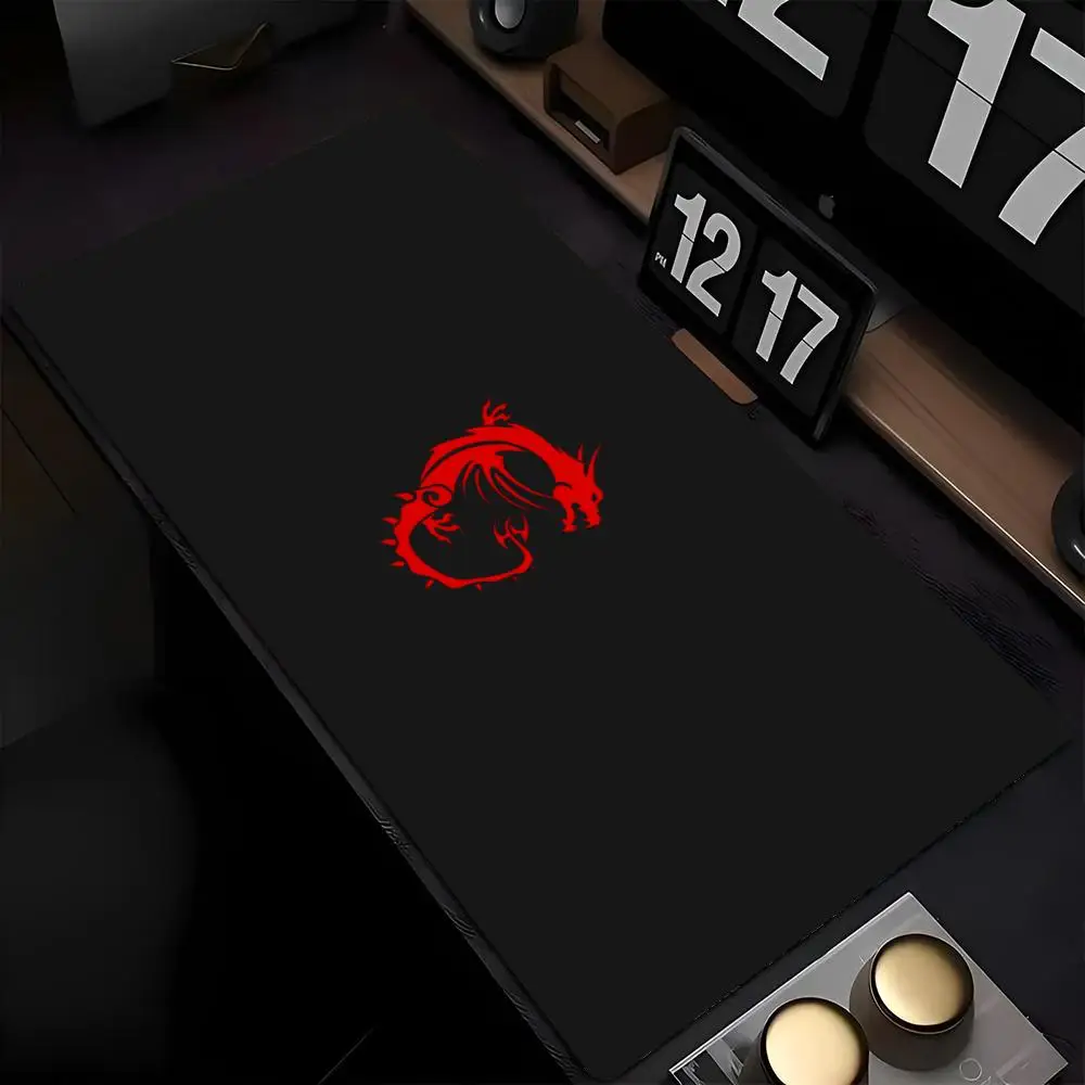 M-MSI LOGO Mouse Pad game mause pads cs lol XXL Home HD Computer Desk Mats Carpet Gamer Office Laptop Boys Girls Friends Holiday