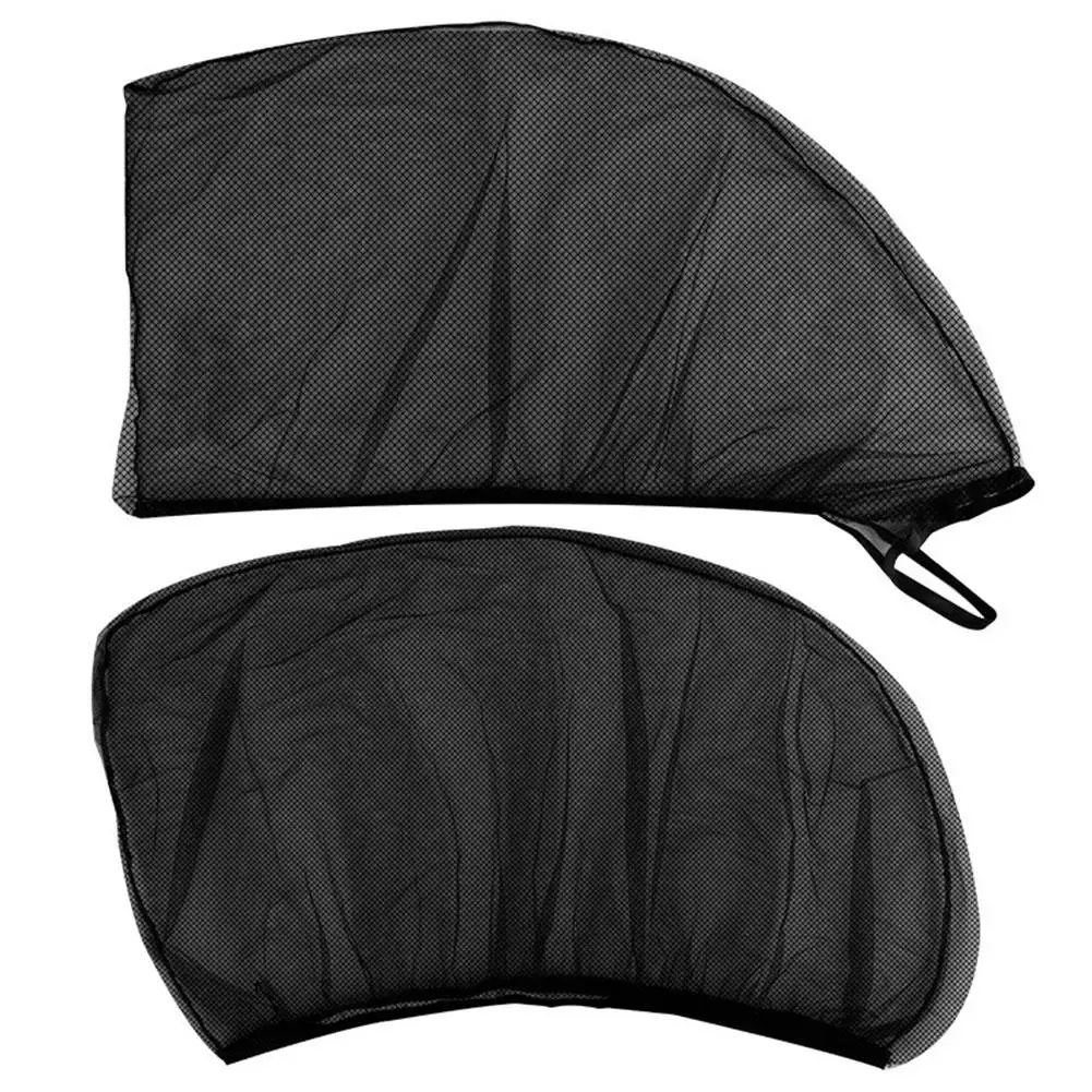 2/4 Stuks Auto Raam Hordeur Covers Zijraam Schaduw Uv Zonneschijn Cover Schaduw Mesh Auto Klamboe Voor Auto Suv Zonnescherm Vizier