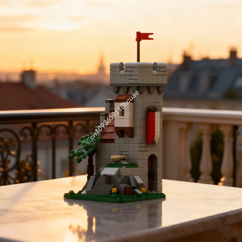 

404 шт. MOC замки выход башня замок модель строительные блоки игрушка сборка творческая идея Рождественский подарок образование день рождения