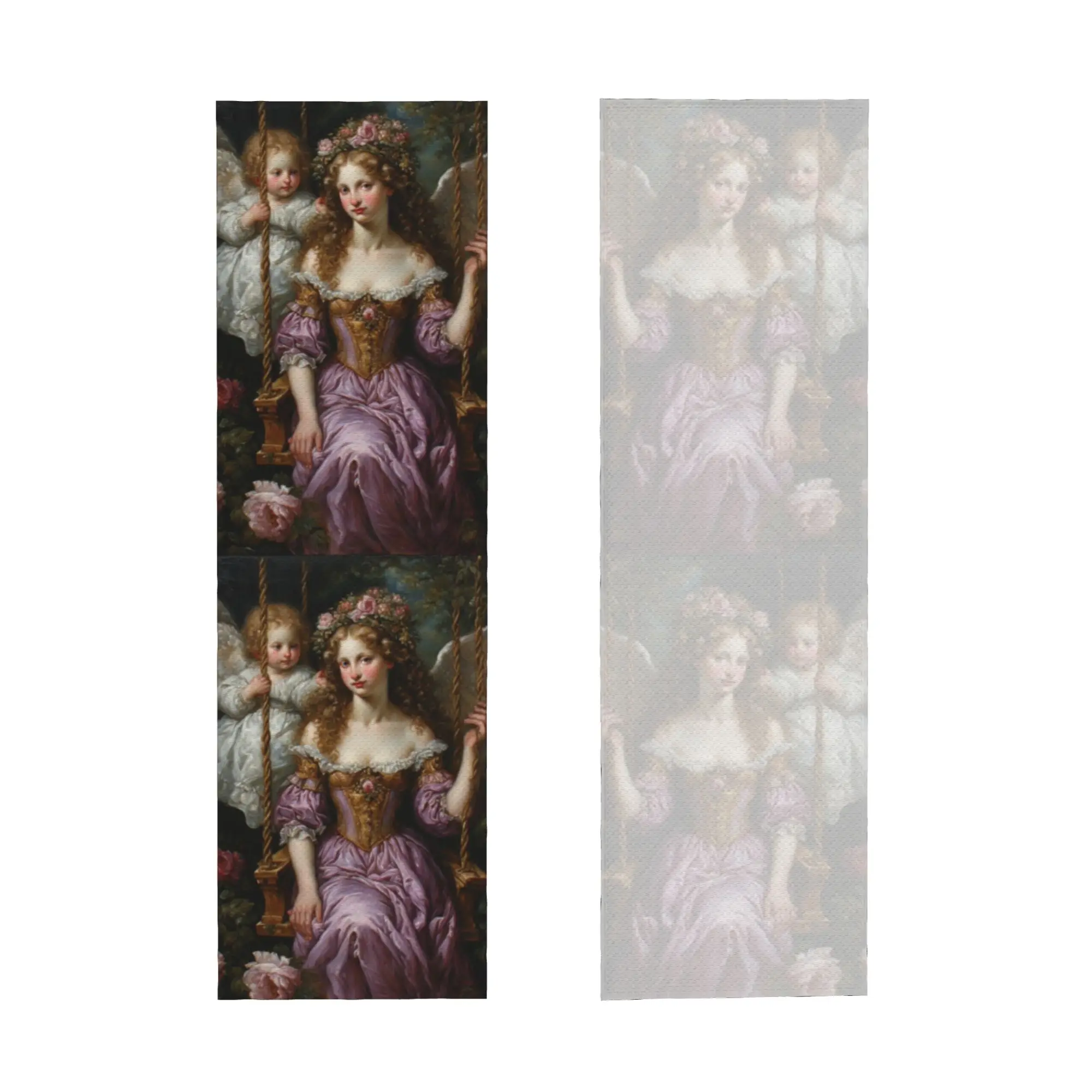 Cold Exercise Towel Victorian Angel And Flowers Beach Sports Yoga Towel Camping Towel Refreshing Sports Scarf Face Towels