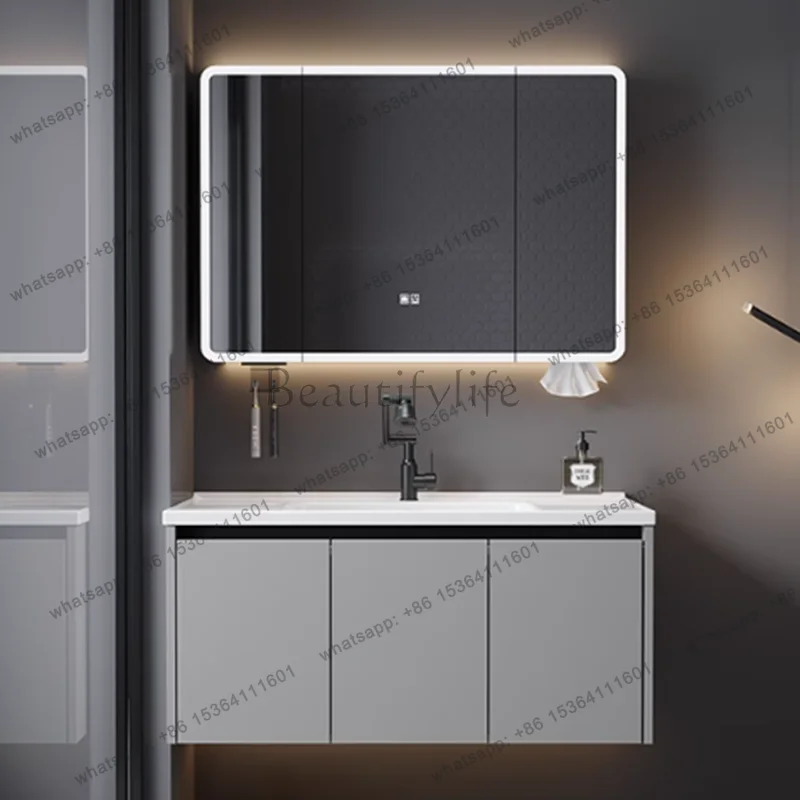 Display Partitions Bathroom Cabinet Closet Decorations Wooden Skincare Cupboard Vanity Perfume Wall Gabinete Trendy Furniture
