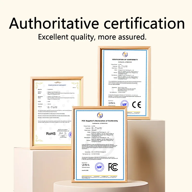 Rauch- und Kohlenmonoxidmelder, 2-in-1-Rauch-CO-Detektor, AA-Batterien, angetriebenes LCD-Display, Hush-Taste, Ton- und Lichtalarm, CE