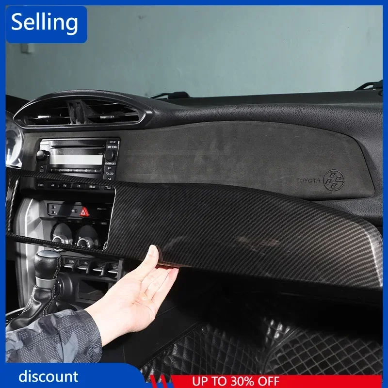 

For Toyota 86/Subaru BRZ 2012-2020 ABS Car Instrument Panel Navigation Large Panel Decoration Sticker Car Interior Accessories d