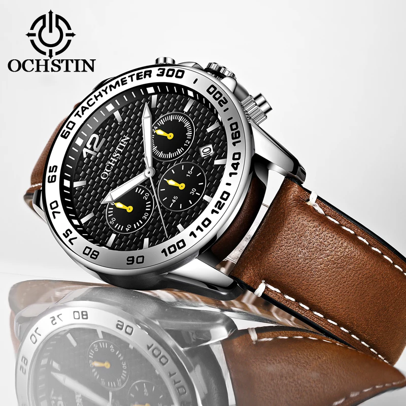 OCHSTIN Innovative Nylon Collection 2024 Personalized Hundred Men's Quartz Watches Multifunction Quartz Movement Watches