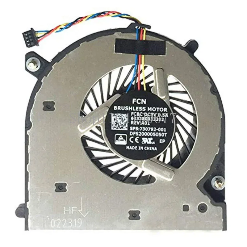 Fan replacement for HP EliteBook 745 G2 750 G2 755 G2 840 G2 850 G2 laptop CPU cooling fan 730792-001