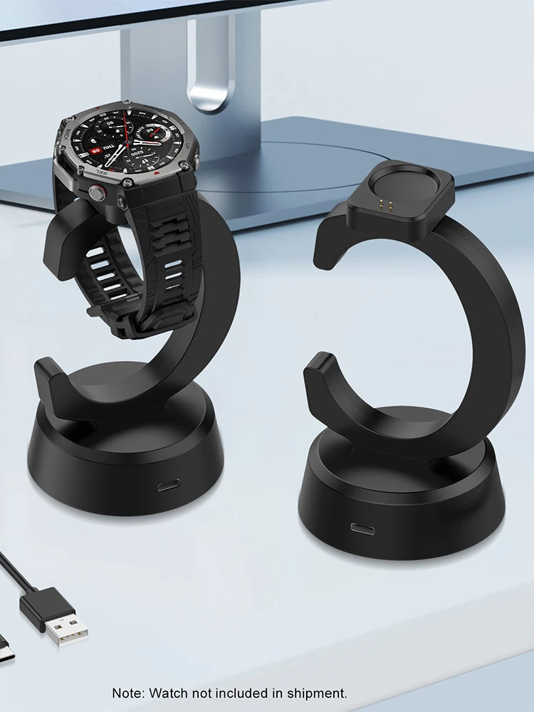 

USB-адаптер для зарядки Huami Amazfit T-REX3 Pro, противоскользящий магнитный зарядный кабель, износостойкий, точный зарядный адаптер