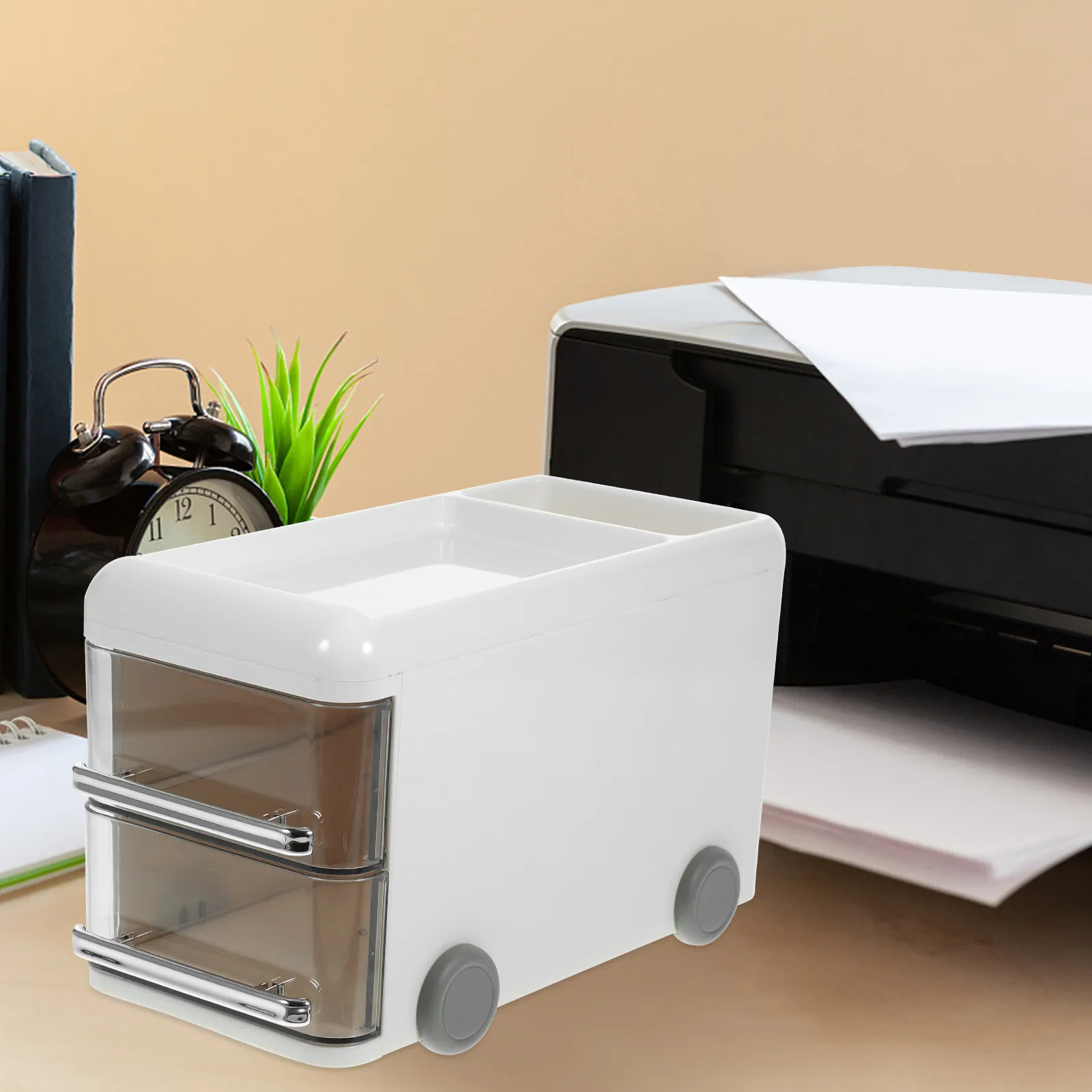 

Настольный органайзер в форме автобуса с гладкими краями для ручек, карандашей, ножниц, ластиков, блокнотов, визиток, многофункциональный, пластиковый