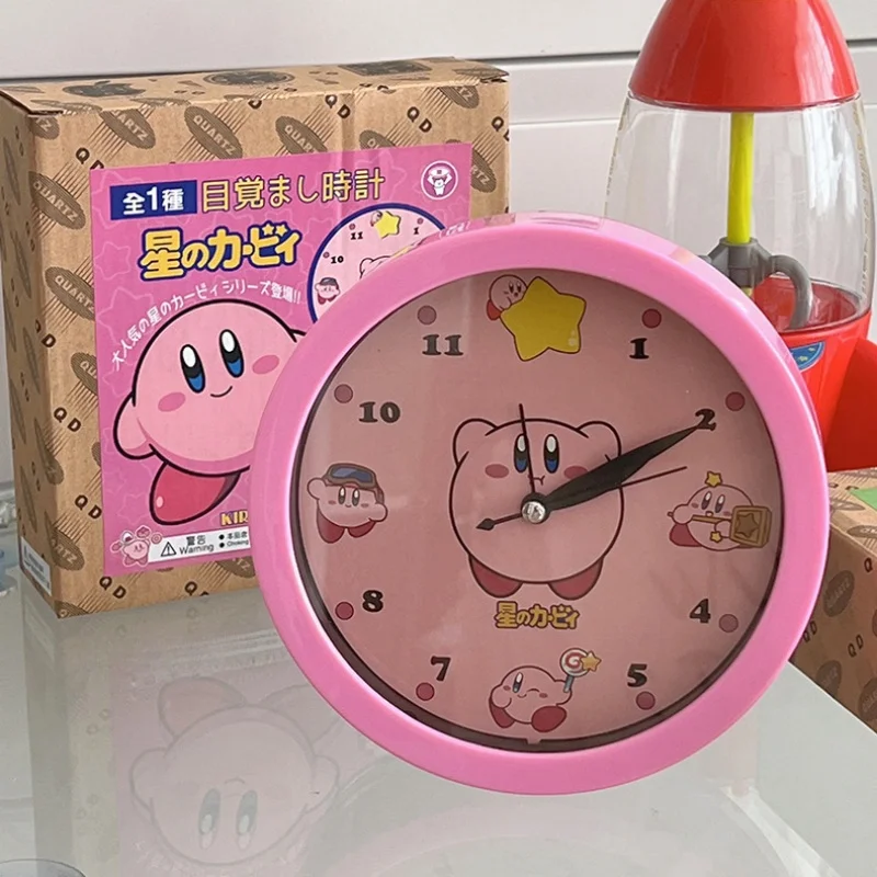 Kirby Alarm Clock Anime Digital Alarm Clocks Cute Cartoon Home Offices Desktop Table Decor For Living Room Bedroom Alarm Clock