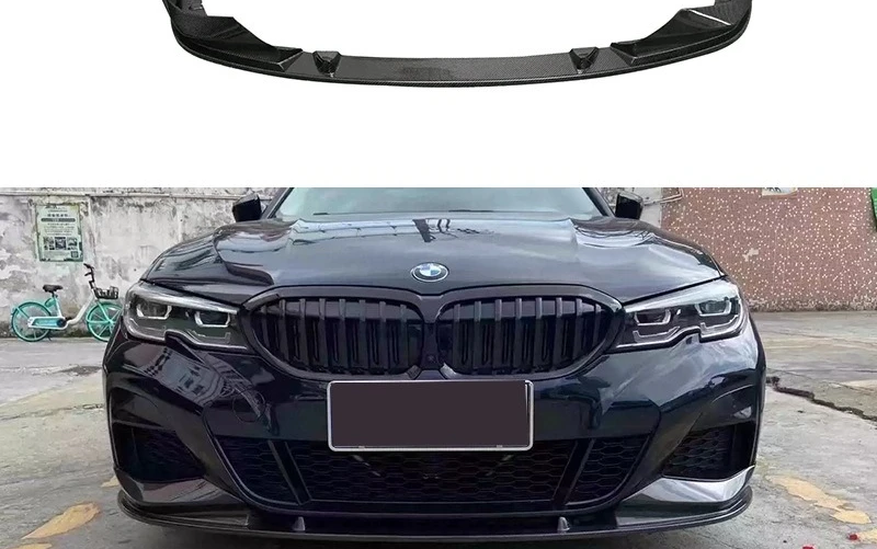 

Applicable, BMW 3 Series G20G28 Carbon Fiber Front Lip 3D Front Shovel Chin Surround Modified Auto Parts Exterior