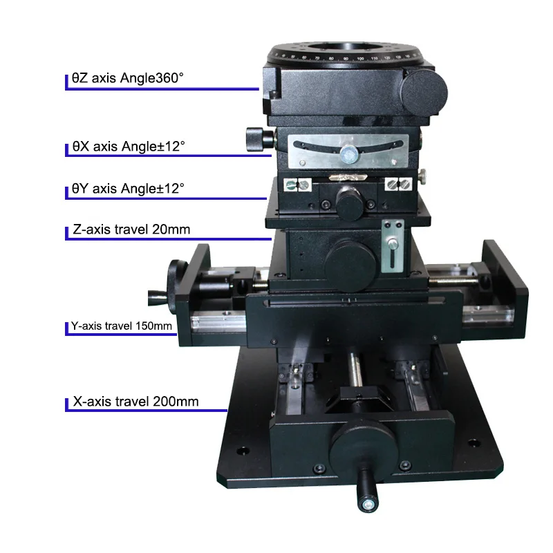 Six-axis adjusting platform six-axis interferometer adjusting frame six-axis frame SDZ-608M