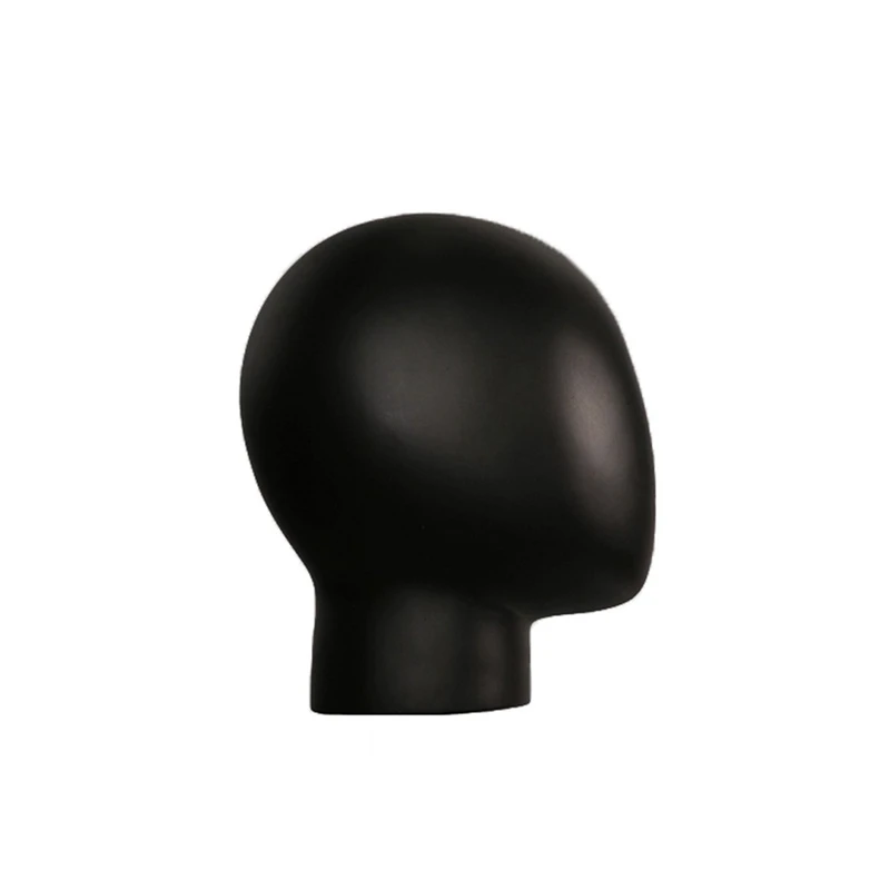 Mannequin Head Cap Wig Head Glasses Training Dummy Mannequin Head Black Mannequin Head For Head Display Styling Holder