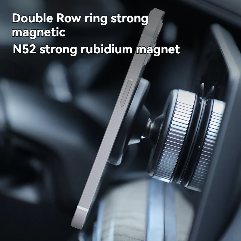 Dudukan Ponsel Dudukan Mobil Magnetik Cangkir Pengisap Magnetik Vakum Magnetik Lipat 360 °   Braket Stabil Portabel Penyangga Putar