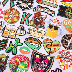 Kruikenstad Carnival  Iron On Patches For Clothes Netherland Festival Emblem Embroidery Patch Celebration Gifts Carnival Patches