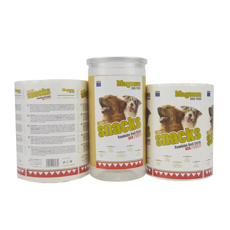 Custom Vinyl Label Stickers｜Waterproof Food Labels｜Logo Printing Stickers for Pet Food Packaging