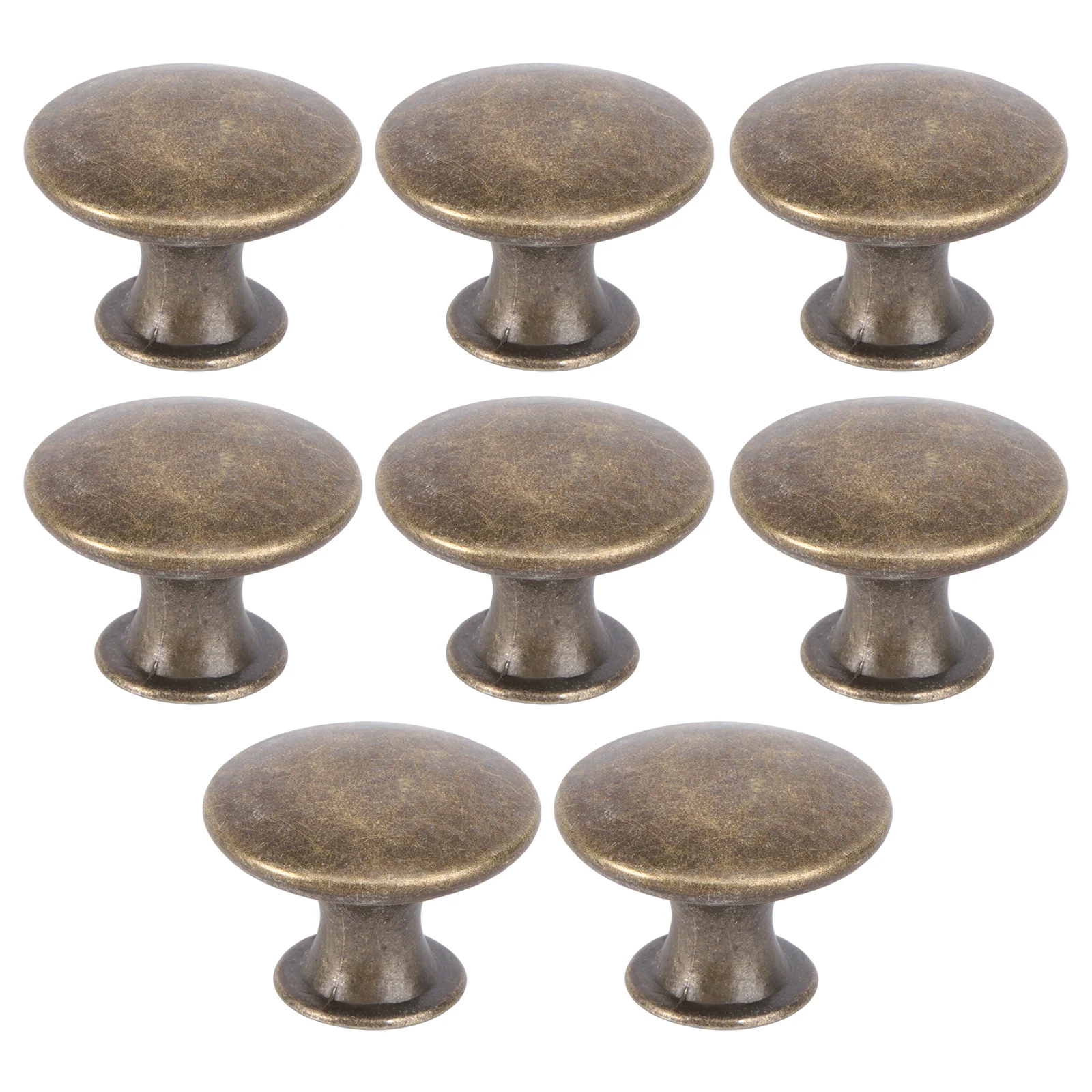 

8pcs Cabinet Door Handle Round Knobs Kitchen Cupboard Drawer Furniture Hardware Metal Pull Handles