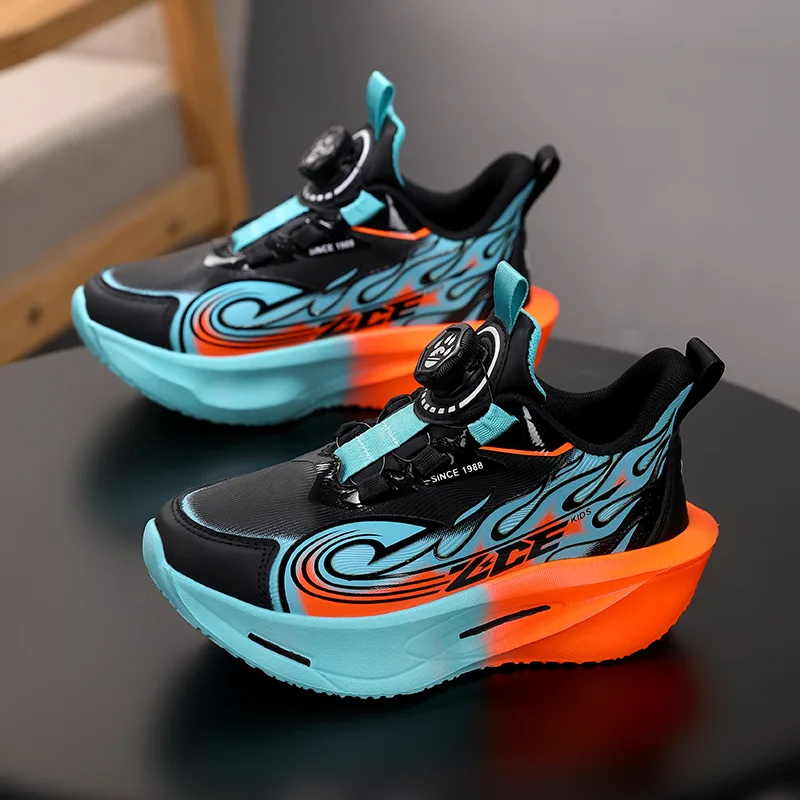 

Нескользящие дышащие спортивные тренировочные кроссовки на шнуровке для мальчиков и девочек, повседневная обувь, баскетбольная обувь, детские кроссовки