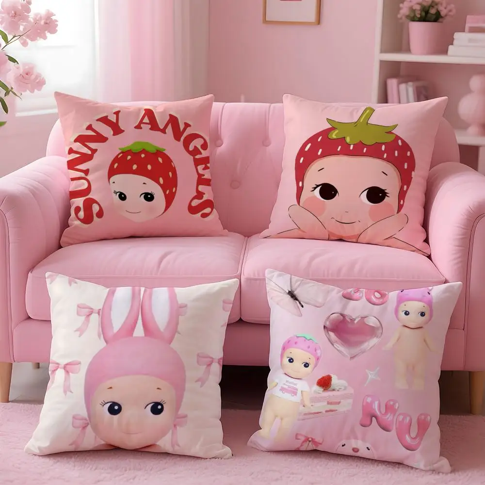 

Чехол для подушки с рисунком Hot S-Sonny AngelS, удобная двусторонняя наволочка, идеально подходящая для автомобильного дивана, спальни и Beyond