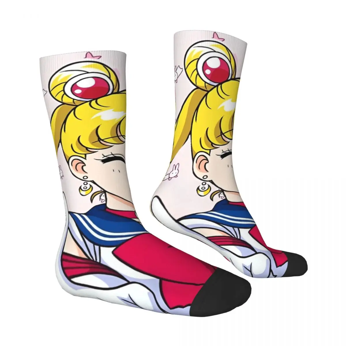 Sailors Moon Stockings manga Graphic Retro Socks Autumn Non Slip Socks Women Men Outdoor High Quality Socks