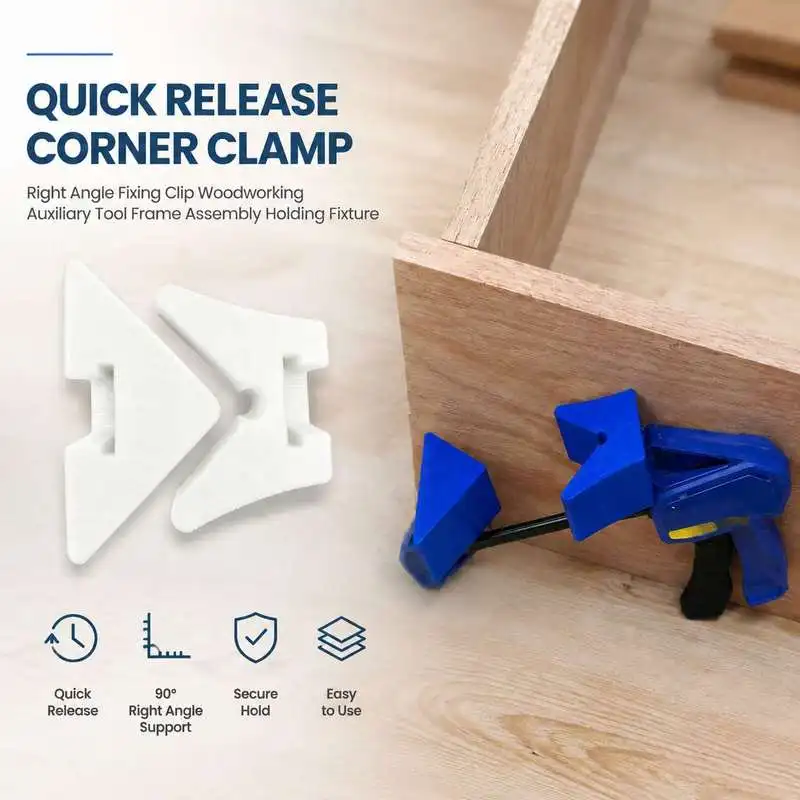Fast Grip Angle Clamp Multi Purpose Woodworking Holding Tool Picture Frame Joint Fixation Auxiliary Clips