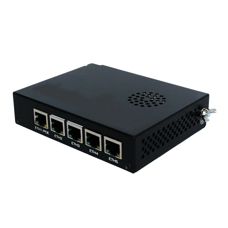 MikroTik RB450Gx4 Router Four Core 716MHz CPU 1GB RAM 5xGigabit Ethernet PoE Out On Port #5 RouterOS L5