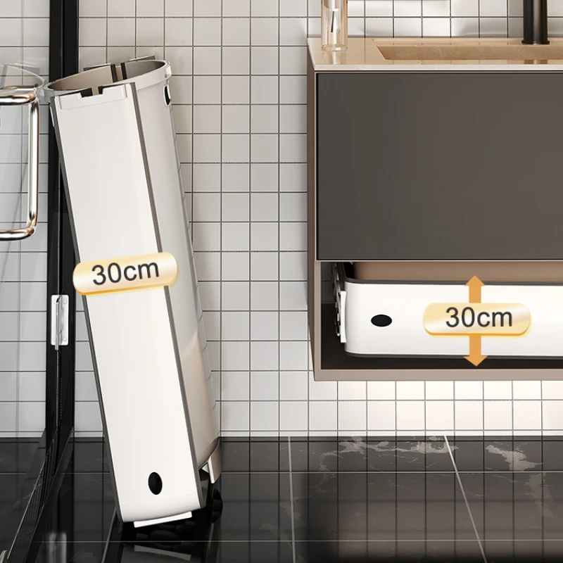 دلو حمام القدم، حاوية مستديرة كبيرة، حوض استحمام محمول، سبا منزلي، قابل للطي، حقيبة مريحة، دلاء سباحة قابلة للطي من تينا #4