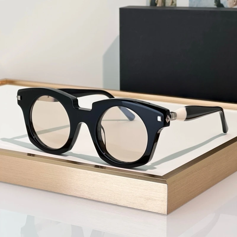 

Солнцезащитные очки KUB J6 из ацетата, немецкий бренд, круглые, модные, для женщин и мужчин, для активного отдыха, ретро, винтаж, для деловых поездок