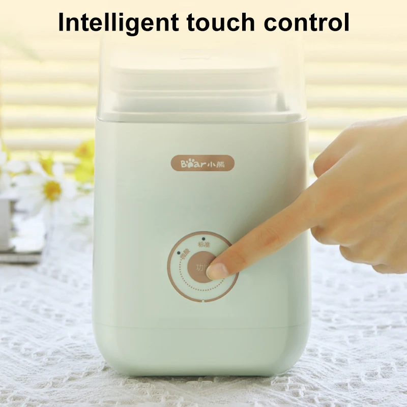 Медведица автоматический йогурт производитель мини лебен йогурт ферментер кубок DIY йогурт машина контейнер портативная кухонная техника 220V