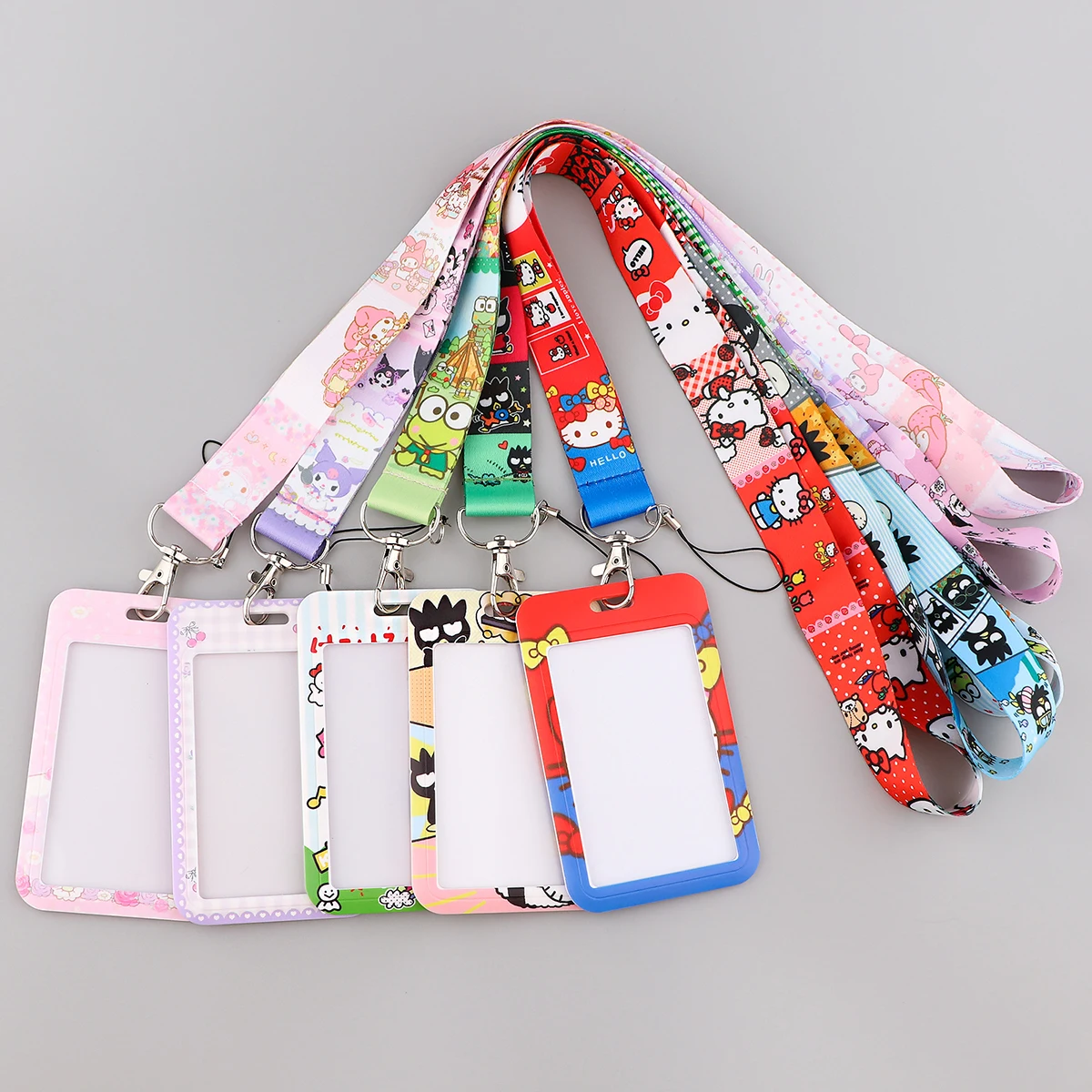 Ransitute R2816 Cartoon Lanyard For Key Neck Strap Lanyard Card ID Badge Holder Key Chain Key Holder Hang Rope Key Ring Kid Gift