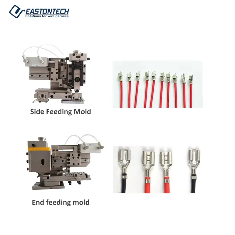 EU Applicator Compatible Wire Crimp Machine Customize Full Automatic Cale&Wire JST Molex Terminal Crimping Machine EW-5075
