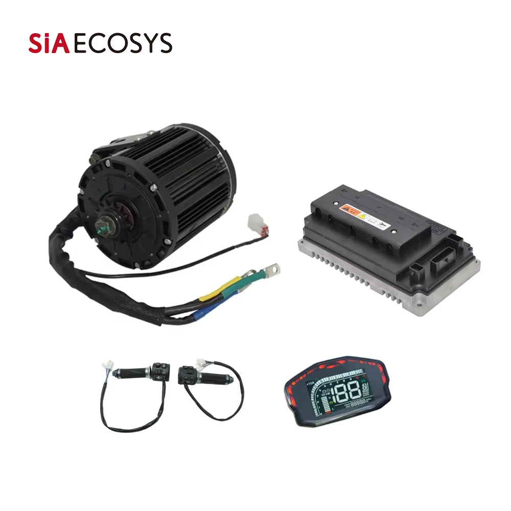 

QSMotor QS138 3000W 72V 100KPH V1/V2 Mid Mrive Motor Power Train Kits With Motor Controller Sprocket Type From SIAECOSYS